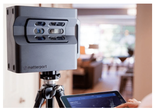 Benefits of Matterport feature image displaying matterport camera